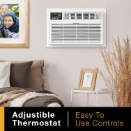 Whirlpool - 12,000 BTU 230V Through the Wall Air Conditioner - White - Left View
