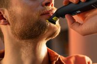 Philips Norelco OneBlade 360 Pro Hybrid Face & Body Electric Trimmer QP6552/70 - Black - Left View
