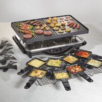 Hamilton Beach - Raclette Party Grill - Black - Left View