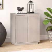 Camden&Wells - Finn Accent Cabinet - White Wash - Left View