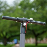 GoTrax - XR PRO Commuting Electric Scooter w/18mi Max Operating Range & 18mph Max Speed - Black - Left View