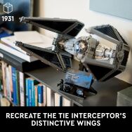 LEGO - Star Wars Ultimate Collector Series TIE Interceptor Model Set 75382 - Multi - Left View