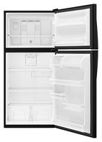 Whirlpool - 18.2 Cu. Ft. Top-Freezer Refrigerator - Black - Left View