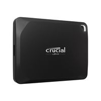 Crucial - X10 Pro 4TB USB-C External SSD - Black - Left View