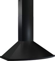 Zephyr - 30 inches - Convertible - Wall Range Hood - Black - Left View