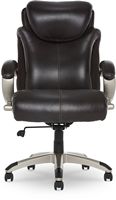 Serta - AIR Health & Wellness Executive Chair - Roasted Chestnut/Brown - Left View