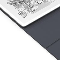 Amazon - Scribe Folio Cover - Graphite - Left View