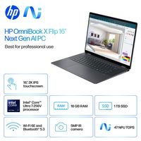 HP - OmniBook X Flip 2-in-1 - Copilot+ PC - 16