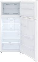 Frigidaire - 16.0 Cu. Ft. Top Freezer Refrigerator - White - Left View