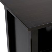 Simpli Home - Kitchener SOLID WOOD Tall TV Media Stand in Hickory Brown For TVs up to 60 inches -... - Left View
