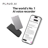 PLAUD - Smart AI Voice/Audio Recorder - Silver - Left View