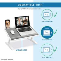 LapGear - Adjustable LapTop Bed Desk (Fits up to 15