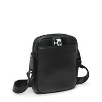 TUMI - Alpha Medium Crossbody Bag - Black - Left View