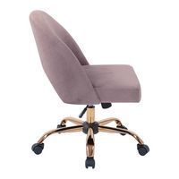 OSP Home Furnishings - Lula Office Chair - Purple - Left View