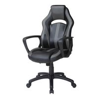 OSP Home Furnishings - Influx Gaming Chair - Gray - Left View