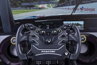 Fanatec - CSL GT3 Style Sim Racing Steering Wheel – QR2 Lite Quick Release for PC & Xbox (PS5 & P... - Left View