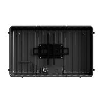 Storm Shell - Deluxe Weatherproof 65” Outdoor TV Enclosure with Full Motion TV Mount Included - B... - Left View