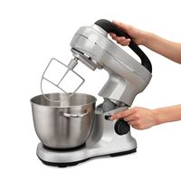 Hamilton Beach - Tilt-Head Stand Mixer - SILVER - Left View