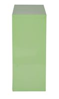 OSP Home Furnishings - Metal Bookcase - Green - Left View