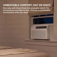 TCL - 550 Sq. Ft. 12,000 BTU Smart Window Air Conditioner - White - Left View