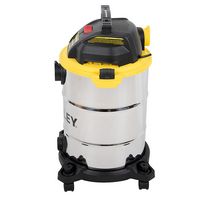 Stanley - 8 Gallon Wet/Dry Vacuum - Stainless - Left View