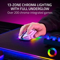 Basilisk V3 Pro Customizable Wireless Gaming Mouse with Razer HyperScroll Tilt Wheel - Wireless -... - Left View