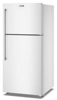 Maytag - 19 Cu. Ft. Top-Freezer Refrigerator with Garage Mode - White - Left View