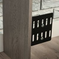 Sauder - River Ranch Bookcase Full Queen Headboard - Mystic Oak - Left View