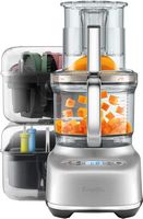the Breville Paradice 16 Food Processor - Brushed Stainless Steel - Left View