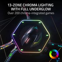 Razer - Basilisk V3 Pro Optical Gaming Mouse with HyperScroll Tilt Wheel - Wireless - Black - Left View