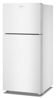 Amana - 30 in. Wide 19 cu. ft.Garage Ready Top-Freezer Refrigerator and - White - Left View