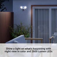 Blink - Wired Floodlight Camera - Smart security camera, 2600 lumens, HD live view, enhanced moti... - Left View
