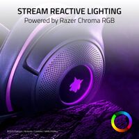 Razer - Kraken Kitty V2 Wired Over-the-Ear Gaming Headset for PC, Mac, Nintendo Switch, Steam Dec... - Left View