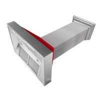 ZLINE DuraSnow - 30 inches - Externally Vented - Wall Range Hood - Silver - Left View