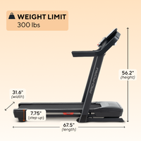 ProForm - Carbon TL Treadmill - Black - Left View