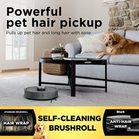 Shark - Matrix Self Empty Robot Vacuum with Bagless, 45-Day Capacity Base, Self-Cleaning Brushrol... - Left View