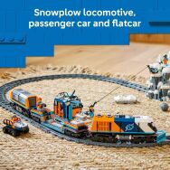 LEGO - City Explorers’ Arctic Polar Express Train Set Toy 60470 - Left View