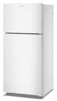 Amana - 28 in. Wide 14 cu. ft. Top-Freezer Refrigerator With A Large Crisper Drawer - White - Left View