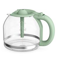 Bella - 12-Cup Programmable Coffee Maker - Seaglass - Left View