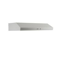 Zephyr - 30 inches - Externally Vented - Under cabinet Range Hood - White - Left View