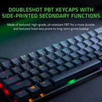 Razer - Huntsman Mini 60% Wired Optical Clicky Switch Gaming Keyboard with Chroma RGB Backlightin... - Left View