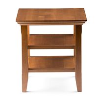 Simpli Home - Acadian End Table - Light Golden Brown - Left View