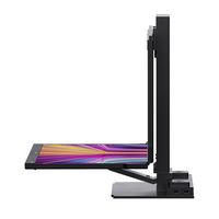 Mobile Pixels - Geminos X 1440p 24-In. Dual-Screen Desktop Monitor - Black - Left View