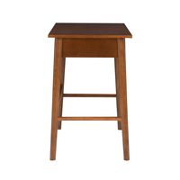 Linon Home Décor - Clayborn Desk With Drawer - Walnut - Left View