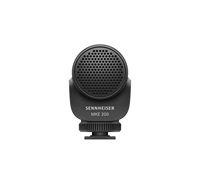Sennheiser - MKE 200 Condenser Microphone for Cameras and Mobile Devices - Black - Left View