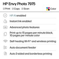HP - Envy Photo 7975 Wireless AI-Enabled All-in-One Inkjet Printer w/ 3 Months of Instant Ink (+1... - Left View