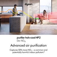 Dyson - Purifier Hot+Cool HP2 De-NOx​ - White/Gold - Left View
