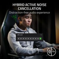 Razer - Hammerhead V3 HyperSpeed Wireless Multi-Platform ANC In-Ear Gaming Earbuds – 2.4GHz & Blu... - Left View