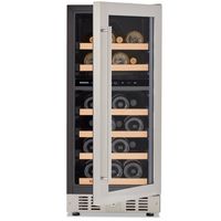 Wine Enthusiast - S 15” Undercounter Dual Zone Wine Cellar, SS RH - Stainless Steel - Left View