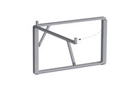 Rain Design mBar Pro + Plus Foldable Laptop Stand - Space Gray - Left View
